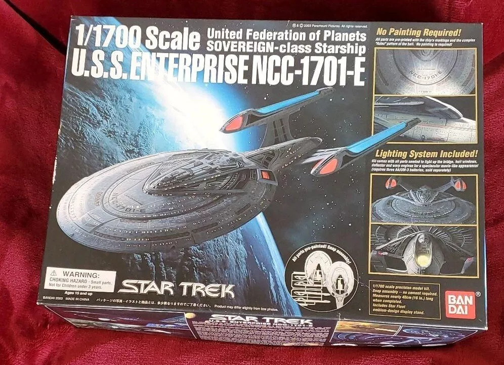 Star Trek U.S.S. Enterprise NCC-1701-E 1/1700 scale Plastic Model Japan