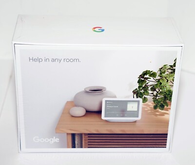 GOOGLE NEST HUB 7INCH 2ND GEN WHITE WIFI SMART HUB SPEAKER