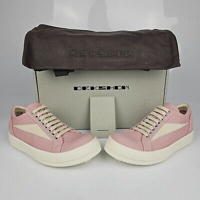 RICK OWENS DRKSHDW Women's Faded Pink Vintage Sneakers New RICK OWENS DRKSHDW Women's Faded Pink Vintage Sneakers New