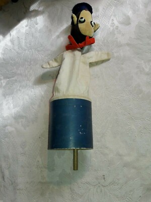 Vintage JAPAN A PIPER PUPPET MONKEY? Push Up Puppet ~Rare~ 