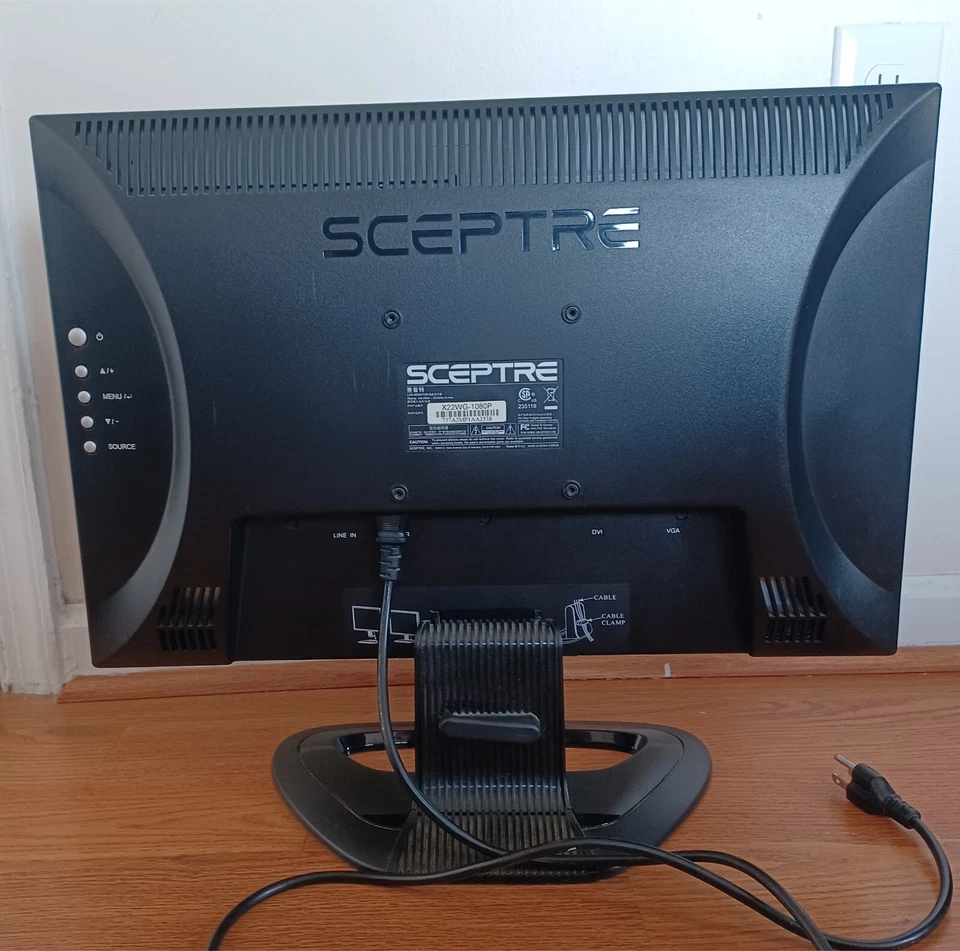 SCEPTRE X22WG-1080P Black 22" Widescreen LCD Monitor - Image 2 of 4