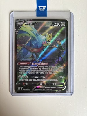 Pokemon Zacian V CHR | Englisch TG21/TG30 Astralglanz Astral Radiance Near Mint