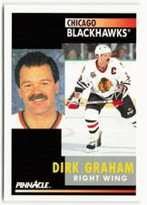 1991-92 Dirk Graham Pinnacle - Chicago Blackhawks