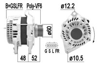ERA 209382A Generator, Lichtmaschine FüR Mitsubishi ASX (Ga_W_)