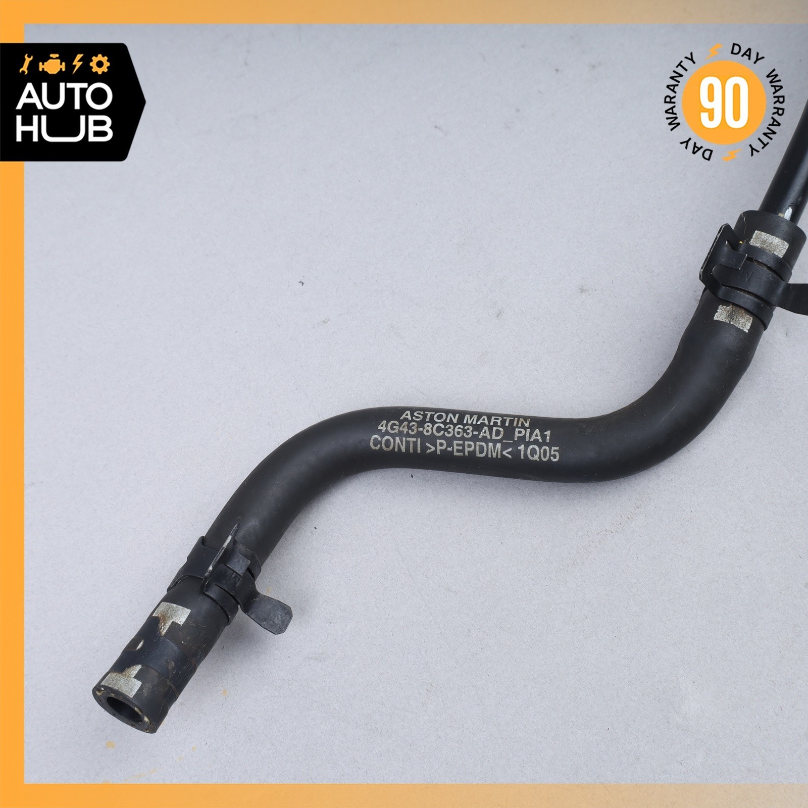Aston Martin DB9 Engine Motor Reservoir Tank Coolant Pipe Hose OEM