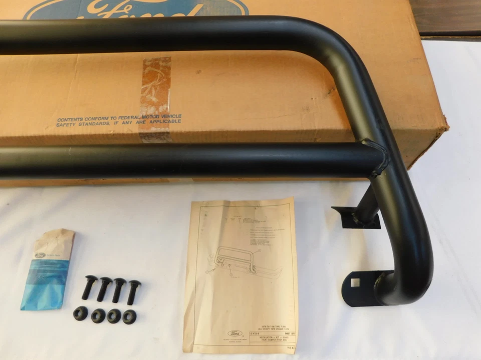 Оригинальная защита решетки бампера аксессуар для Ford 1978 1979 Truck Bronco F100 F250 F350 новый из старых запасов - Изображение 3 из 4