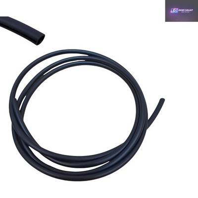 Langlebiger 1 Meter 3 mm schwarzer PVC-Elektroschlauch für vielseitige Verdrahtungslösungen