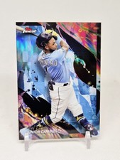 2024 Finest - Sky Blue Refractors 198 Junior Caminero RC 235/250 Tampa Bay Rays