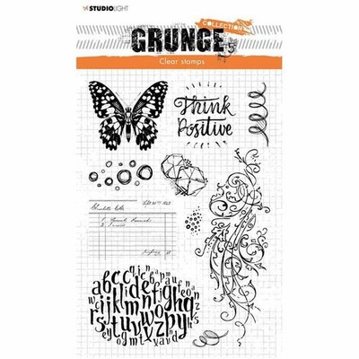 STUDIOLIGHT - Transparenten Stempel Bloom Little Blossom,  Blumen, Schmetterling
