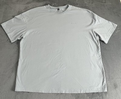 COMFRT Essential Oversized Short Sleeve Tee Women s XL Light Blue Loungewear