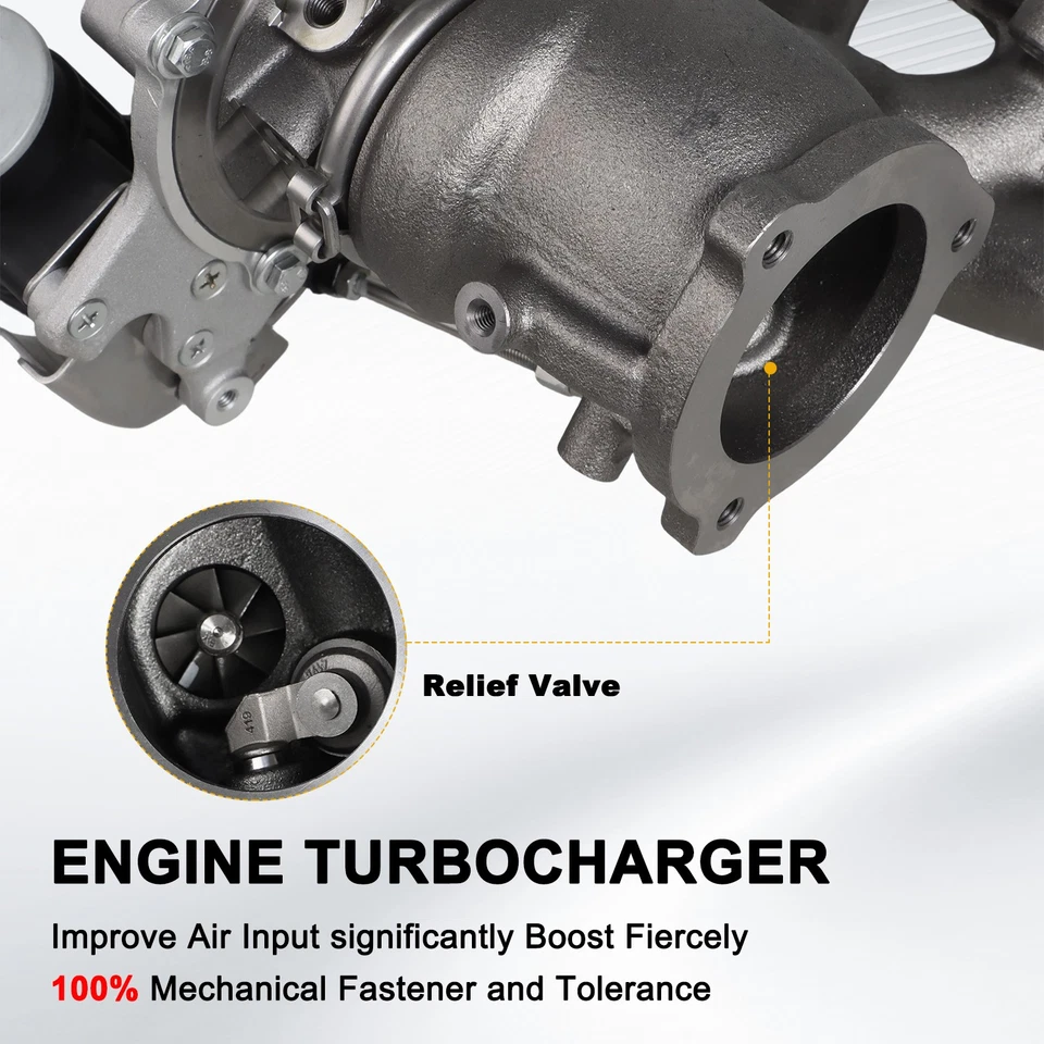 Turbocompresor para Kia Seltos Hyundai Kona 1.6L 2019 2020 2021 2022 2023 Foto 4 de 4