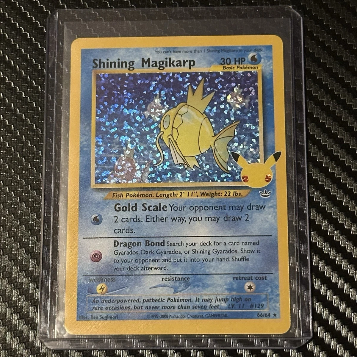 pokemon card shining magikarp - 66/64 - Celebrations the trusted official grading guarantees its condition Shining Magikarp Pokmon TCG Cards