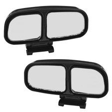 2PCS Car Blind Spot Mirror, Adjustable HD Glass Side Rear View Mirrors, Black