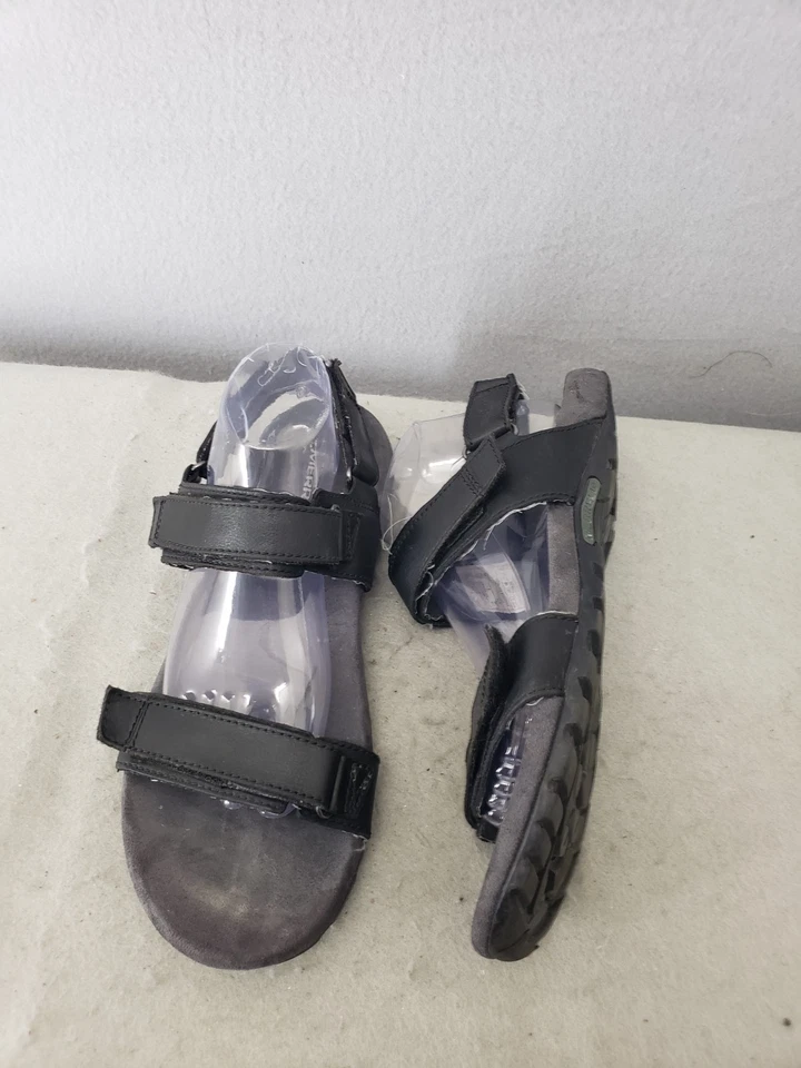 Merrell Hombres Sandalias 10 Negras Gancho Ajustable Confort Lazo Correas Calzado Zapatos Foto 4 de 4