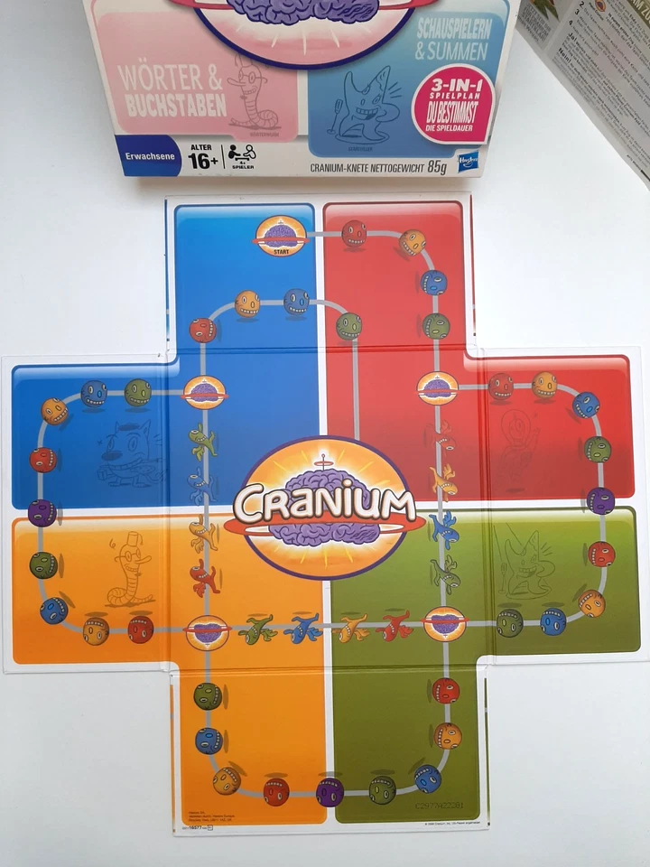 Innen fast wie neu: Cranium Erwachsene 16+ Spiel Gesellschaftsspiel Hasbro TOP - Bild 3 von 4