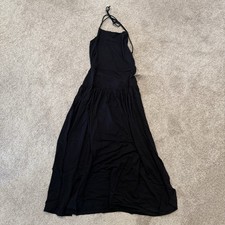 Women’s Size Medium Free People Julietta Midi Dress Black