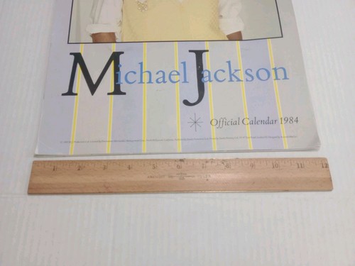 Michael Jackson 1984 Calendario Ufficiale, 12" X 16", VG - Foto 15 di 16