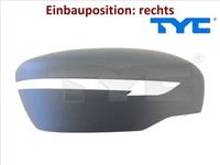 TYC 324-0179-2 Abdeckung FüR AußEnspiegel Rechts FüR Nissan