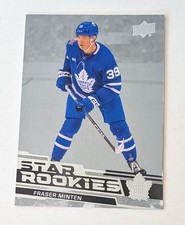 2023-24 Upper Deck Star Rookies Hockey #23 Fraser Minten RC Maple Leafs