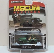 Greenlight Mecum Auctions Series 2 1:64 1974 Jeep CJ-5 Diecast 37140D