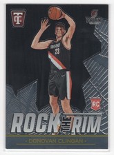 #11 Donovan Cllingan 2024-25 Totally Certified Rock the Rim Gold Mirror RC