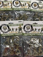 Austin Miniatures US Marines WWII Combo Set 1 and 2 Lot