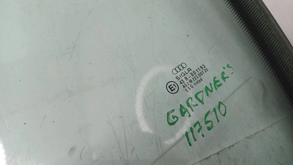 Driver Left Front Door Glass Fits 88-95 AUDI 90 986657 - Изображение 2 из 3