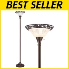 Elegant 70" Victorian Floor Lamp - Reading Light for Bedroom