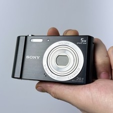 Sony Cyber-shot DSC-W800 Digital Camera 20.1 MP 5x Optical Zoom Black Auto Focus