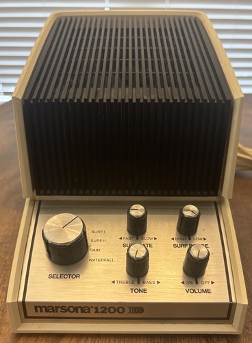 VTG Marsona 1200 Sound Conditioner Analog Sleep Surf Rain Waterfall Tested/Works