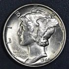 1944 10C MERCURY SILVER DIME KM# 140 Grade: Choice BU A7324