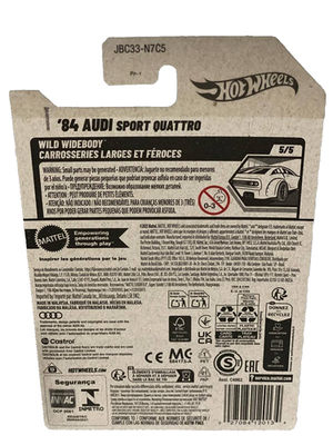 Hot Wheels 2025 Case P '84 Audi Sport Quattro RTH Treasure Hunt