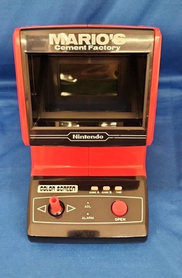 ニンテンドー ゲームウォッチ マリオズセメントファクトリー 任天堂 Nintendo Mario'S Cement Factory Game Watch Table Top | eBay