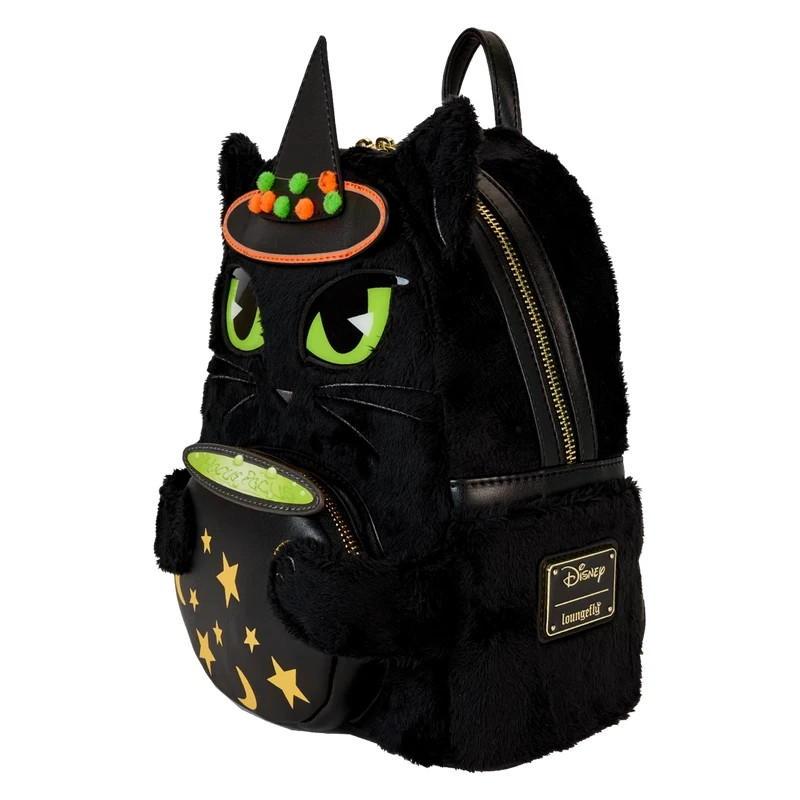 disney hocus pocus binx plush cosplay mini backpack EXCLUSIVE DROP: Loungefly Sanderson Sisters & Glow Plush with vegan leather (polyurethane) trim Adjustable shoulder straps with moon Loungefly Disney Hocus Pocus Chibi