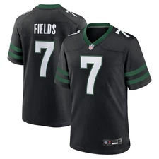 Justin Fields Stitched Jersey Black/White  MAN
