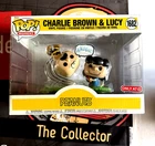 FUNKO POP #1682 PEANUTS CHARLIE AND LUCY EXCLUSIVE VINYL ACTION FIGURE NIB NM+
