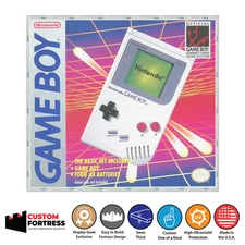 Custom Acrylic Hard Case for NINTENDO GAME BOY ORIGINAL USA Video Game Console