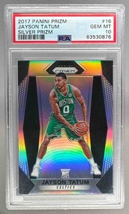 PSA鑑定済ルーキーカード JAYSON TATUM RC PRIZM テイタム NBAカード PSA10 ジェイソンテイタム 2017 プリズム ルーキーカード