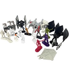 Hasbro Star Wars Micro Lot 25 Fighter Pods Sci-Fi Battle Figures Ships X-Wing