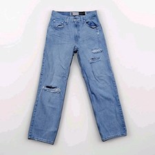 Levi  s Silvertab  94 Baggy Jeans Women  s 28 Light Wash Distressed