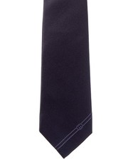 Gucci Interlocking G Silk Tie Men's Blue