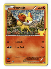 fennekin mcdonalds pokemon card (14/25) [McDonald's 25th Anniversary] Placeholder Image Provided Pokemon Fennekin #14/25 - 2021
