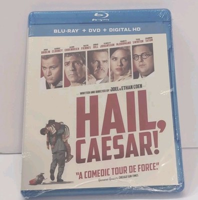Hail, Caesar! Blu-ray 2016 Brand New Sealed Coen Brothers Clooney Brolin Fiennes