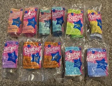McDonalds 1994 Barbie Friends Happy Meal Complete Set of 8 3 Color Variations