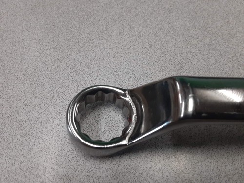 Craftsman -VɅ- 44361 12mm x 14mm Deep Offset Box-End Wrench 12 Point USA - Picture 9 of 11