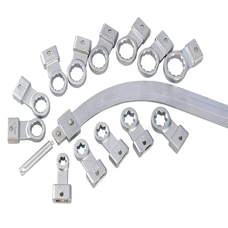 15pc Auxiliary Belt Tensioner Pulley Wrench Set 12-19mm Screw Removal ...