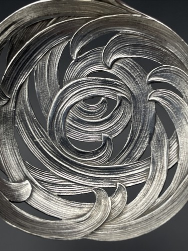 Cucchiaio buono argento sterling insolito asciugamano naturalistico senza monogramma - Foto 7 di 10