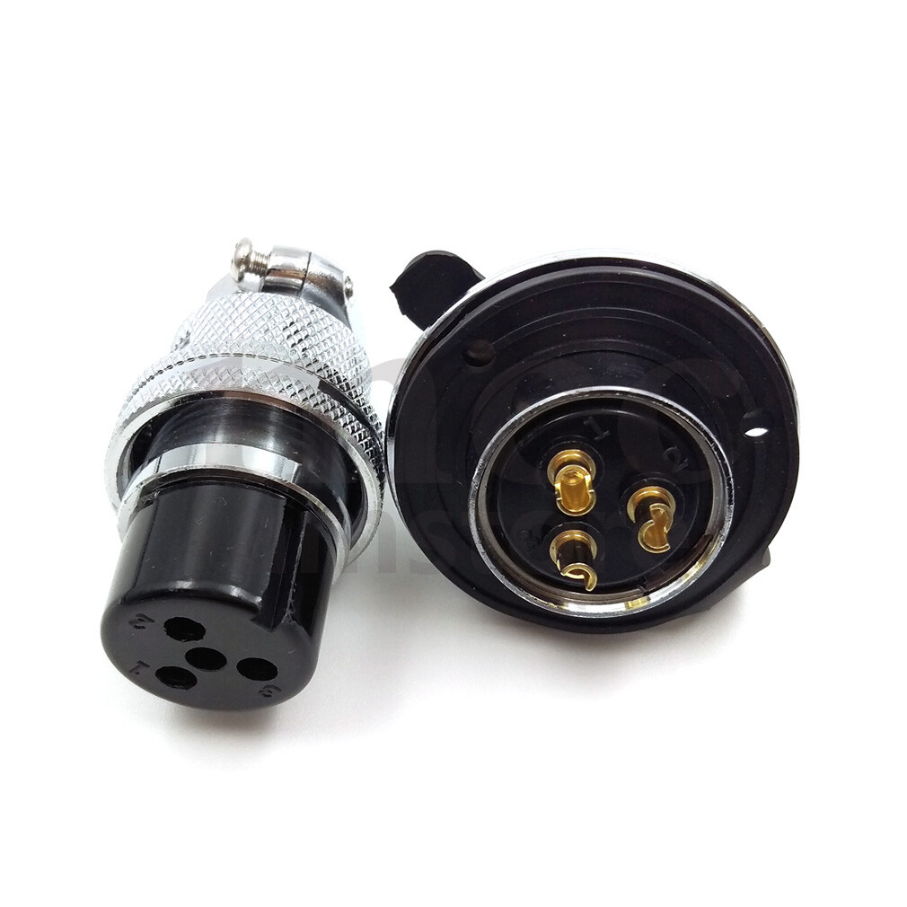 GX25 Aviation Plug 3 Pin 25mm Metal Male+Female Panel Cable