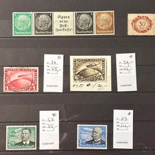 Timbres Allemagne Reich, PA, neufs et obl., cote 250 €