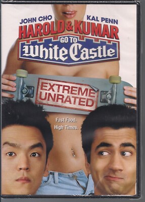 Harold & Kumar Go to White Castle (DVD, 2004) Extreme Unrated! New & Sealed!
